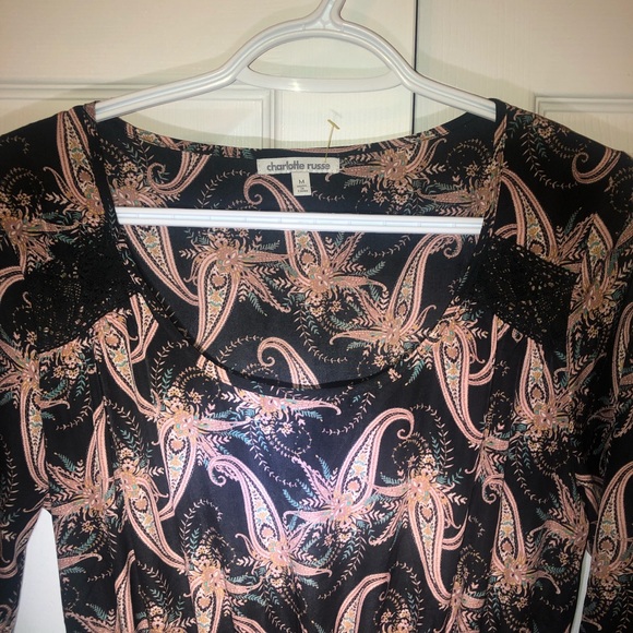 Charlotte Russe long sleeved dress. Sz M - Picture 3 of 4